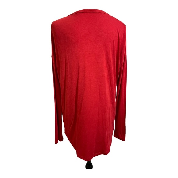 Athleta Womens cloud light relaxed fit long sleeve size Small orange . - Picture 4 of 11